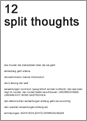 12 spilt thoughts