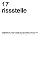 17 rissstelle