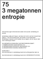 75 3 megatonnen entropie