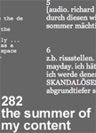 282 the summer of my content